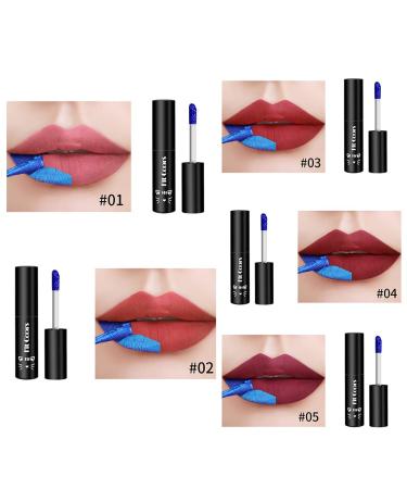 IYARKAI Peel Off Lip Gloss Set - Long Lasting Lip Tint, Matte & Waterproof Lipstick for Women (5 Pcs) - Buy Online on GoSupps.com