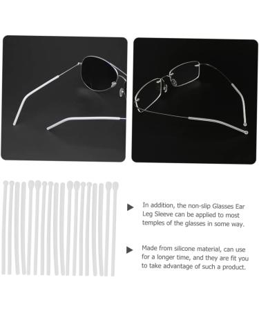 Coheali 12 Pairs Silicone Glasses Leg Coverings & Earring Ear Pads - Durable Protection for Sunglasses & Eyeglasses - Child-Safe Design - 7x0.45cm - Buy Online on GoSupps.com