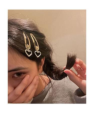 Metal Heart & Star Snap Hair Clips for Women and Girls - Perfect for Thick and Thin Hair - Buy Online on GoSupps.com
