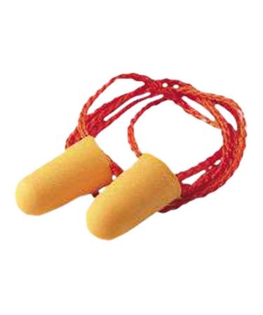 3M earplugs 1100 SNR 37 dB disposable hygienically packed in pairs in a polybag 100 pairs orange