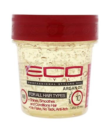 Eco Style ECOCO Gel with Argan & Olive Oil - Promotes Healthy Hair, Repairs & Nourishes - Long-Lasting Shine - 10/10 Hold - Tames Frizz - 1.6 Oz - Buy Online on GoSupps.com
