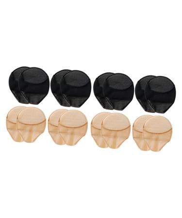 FRCOLOR Summer Accessories 8 Pairs Half Socks Compact Metatarsal Pads Non-Slip Toe Socks Outdoor Metatarsal Pads Non- Metatarsal Pads Toe Covers Women's Silicone Daily Use