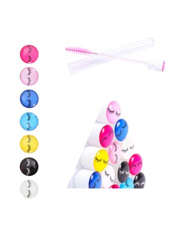 20 Pcs Disposable Mascara Brushes in Sanitary Tube - Black Diamond Eyelash Spoolies Makeup Wand - Lash Supplies - Buy Online on GoSupps.com