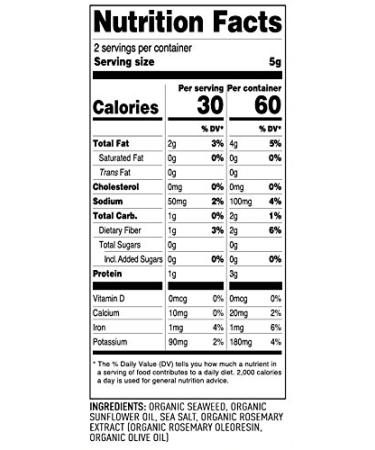Annie Chun's Organic Seaweed 0.35 oz Pack of 12 - Sea Salted, Keto, Vegan, Gluten-Free - Buy Online on GoSupps.com