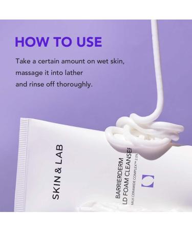 Buy SKIN&LAB Barrierderm Mild Foam Cleanser | Gentle Daily Face Wash with Milk Ceramide Complex | Suitable for All Skin Types | 5.07 fl. oz - International Shipping Available - Buy Online on GoSupps.com