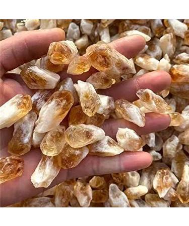 Natural Yellow Citrine raw Points Crystal Rough Minerals for Crystals Stones 200g Full of Texture - Buy Online on GoSupps.com