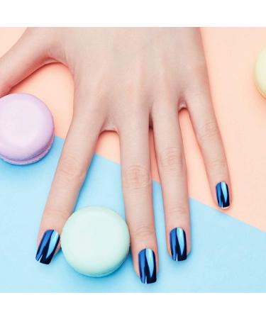 Peowuieu 16 Glasses Chrome Nail Powder Metallic Nail Art Powder Effect Manicure Pigment with 16 Pieces Eyeshadow Sticks - Buy Online on GoSupps.com