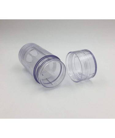 5 Pack 1 Oz Clear Twist-up Deodorant Containers - DIY Travel Size Lip Balm Tubes - Buy Online on GoSupps.com
