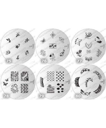 Buy Konad Stamping Stencils - M60 | Premium Nail Art Supply for Perfect DIY Manicures | International Shipping Available - Buy Online on GoSupps.com