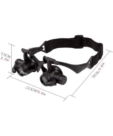 Professional Head-Mounted Light Mobile Phone Clock Repair Identification high Magnification Glasses Full of Stars - Buy Online on GoSupps.com