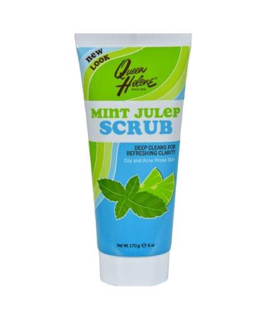 QUEEN HELENE Mint Julep Facial Scrub 6 oz (Pack of 3)