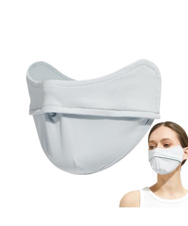 UV Protection Face Covers Sun Protection Face Mask - UPF 50+ Anti UV Face Cover for Women - Quick Dry UVA & UVB Face Mask for Outdoor Sports Lovers for Fishing and Running Gray