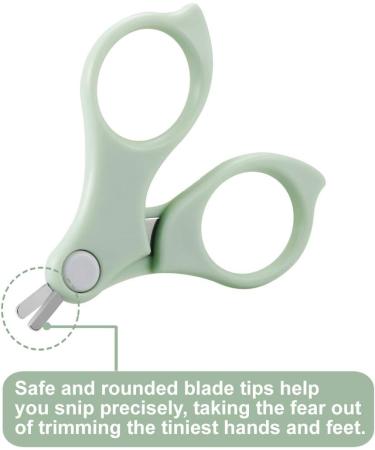 Pandaear Baby Nail Clipper Set - 4 in 1 Manicure & Pedicure Kit for Newborns Toddlers & Infants | Safe Green Nail Care Tools - Buy Online on GoSupps.com