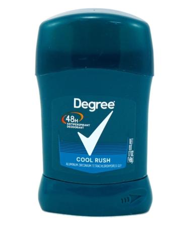 Degree Deodorant 1.7 Ounce Mens Cool Rush (50ml) (6 Pack)