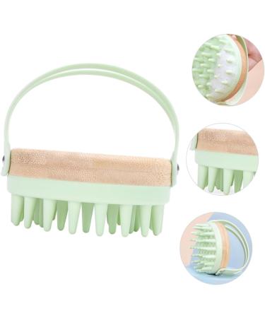 Buy Magiclulu 3ST Shampoo Brush - Scalp Massager & Hair Washing Tool | Eco-Friendly Bamboo - Buy Online on GoSupps.com