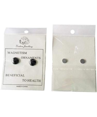 Shop DHLIIIQQ Weight Loss Earrings - Black Magnetic Acupuncture Points for Effective Acupressure | Health Benefits & Fast International Shipping - Buy Online on GoSupps.com
