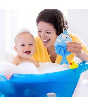 FOMIYES 2pcs Kids Bath Balls - Exfoliating Shower Loofahs & Scrubbers for Children | Soft Mesh Brush Luffa - Buy Online on GoSupps.com