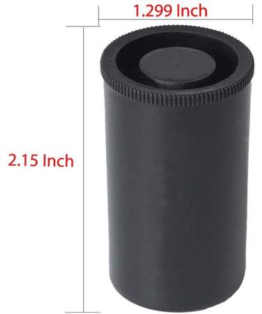 Black 45 Film Canister with Caps for 35mm Film - Convenient Storage Solution - Buy Online on GoSupps.com