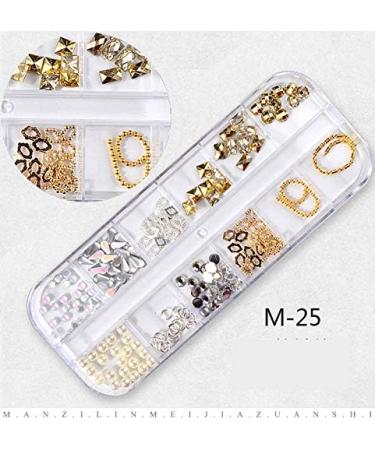 Multicolor Horse Eye Rhinestones Nail Art Studs - 4 Boxes | Crystal Nail Decorations Supplies - M25-M26 - Buy Online on GoSupps.com