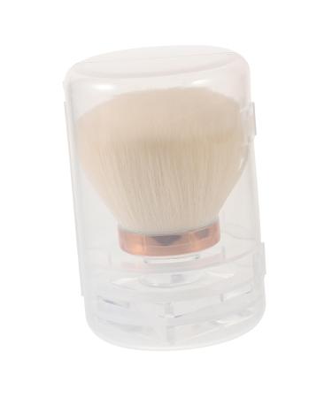 DRESSOOS highlighter face manicure makeup powder Makeup Tools makeup brush cosmetic blush brush paint artificial fiber white tool Aromatherapy round head powder brush beauty tools plastic