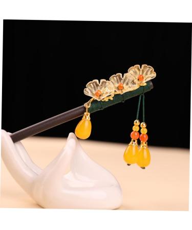 minkissy Wooden Hairpin Hair Pin Hair Barrettes Hair Clip Tassel Hair Stick Chinese Hair Sticks Hair Jewels for Women Chinese Hair Accessories Hair Sticks for Long Hair Wooden Hair Sticks 16X2.5X2CM Assorted Color - Buy Online on GoSupps.com