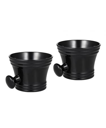 Generic 2 Pieces Shaving Soap Dish Gift Bathroom Accessories Shaving Soap Cup for