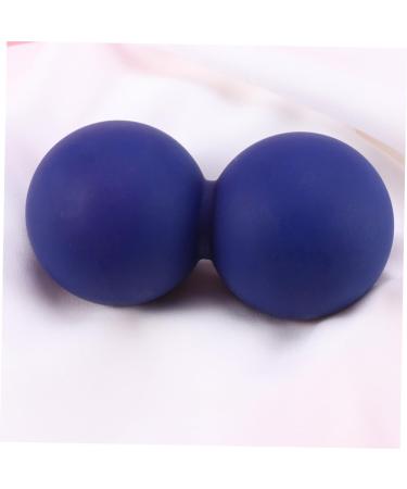 JeCompris 3-Pack Muscle Peanut Massage Balls - Acupressure & Fitness Roller - Dark Blue Silicone Yoga Peanuts for Foot Sole Relief - Buy Online on GoSupps.com