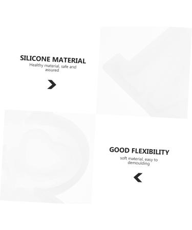 STOBOK Simple DIY Mold Silicone Mold Silica Gel Crafting Supplies White Epoxy De para Gelatinas White 13.3X13cm - Buy Online on GoSupps.com