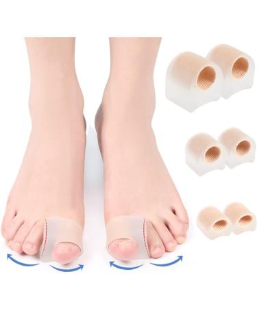 Gel Toe Separators 3 Pairs - Fabric Toe Spacers for Bunions & Hammer Toes Pain Relief - Buy Online on GoSupps.com