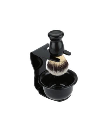 Layhou 3-in-1 Shaving Brush Set - Modern Acrylic Design with Shaving Soap & Bowl for a Clean Beard - Buy Online on GoSupps.com