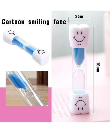 Buy Vyzutr 2-Piece Colorful Hourglass Toothbrush Timer for Kids - Perfect for Home & Office 3-Minute Timer - Buy Online on GoSupps.com