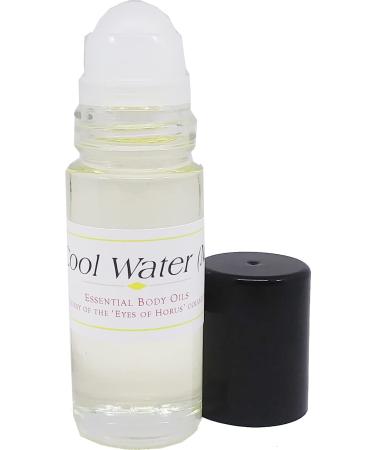 Cool Water - Type D For Men Scented Body Oil Fragrance Roll-On - Light Gold - 1 oz. - ID#22686 1 Fl Oz (Pack of 1)