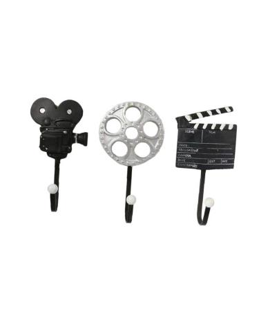 Cabilock 3pcs Coat Hanger Door Rack Robe Hanger Wall Hooks Door Hooks Hook up Crafts Classic medium As Shown