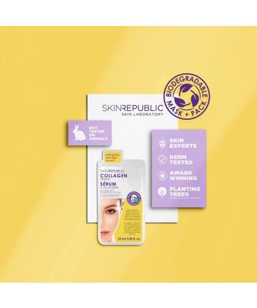 Shop Skin Republic Face Mask Sheets 3 Pack - Korean Skincare for All Skin Types | Collagen Infusion - Buy Online on GoSupps.com