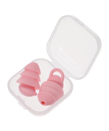 1 Pair Anti Noise Earplugs Students Earplugs Sleeping Earplugs Ear Plugs Sound Insulation Earplugs Noise Canceling Earplugs Dormitory Supplies Sound Blocking Earplugs Pink