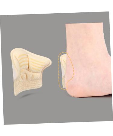 NOLITOY Anti-Drop Heel Pads - 4 Pairs Soft Silicone Cushions for High Heels - Comfort & Stability for Ladies' Pumps - Buy Online on GoSupps.com