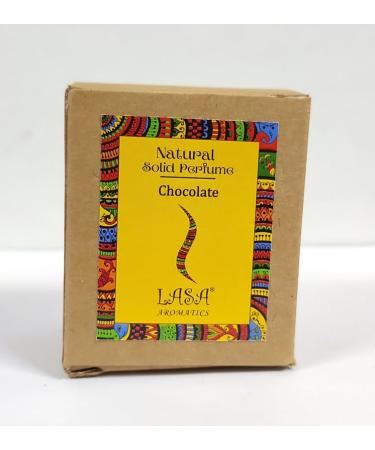 ANANYA FASHION & CRAFTS HUB Chocolate Natural Solid Perfume Beeswax Long Lasting Body Fragrance Balm Solid State Eau De Perfum in Wooden Jar 6 gm - Buy Online on GoSupps.com
