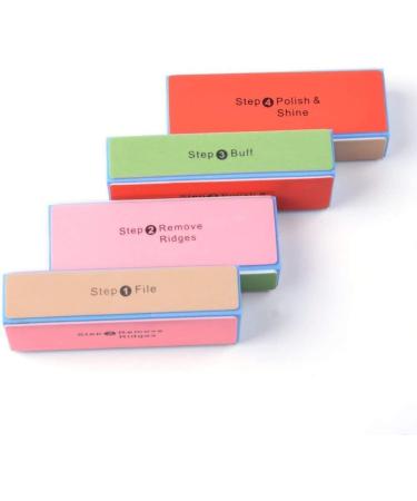 AHIER 10 pcs Colorful 4-Way Nail Buffer | Nail Art Shiner & Polisher Kit - Buy Online on GoSupps.com