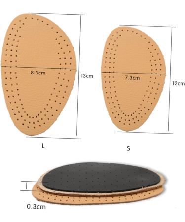 FRCOLOR Forefoot Cushion Pad - High Heel Insoles for Women | Comfortable Latex & Leather Half Insoles - Perfect for Heels & Foot Support - Buy Online on GoSupps.com