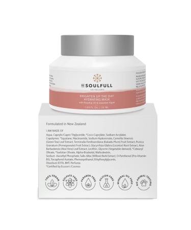 BE SOULFULL Hydrating & Brightening Exfoliating Mask - Reduce Hyperpigmentation & Improve Texture | 50g | International Shipping - Buy Online on GoSupps.com