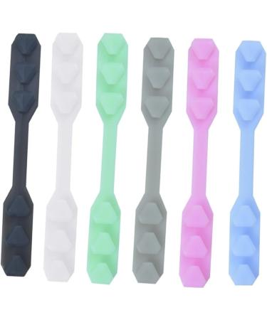 Fomiyes 6-Pack Adjustable Mask Ear Loop Hooks - Durable Black Strap Buckles for Face Mask Accessories - Buy Online on GoSupps.com