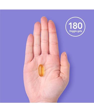 Sports Research Flaxseed Oil 1200 mg - Plant-Based Omega-3 Veggie Softgels (180 Count) - Buy Online on GoSupps.com