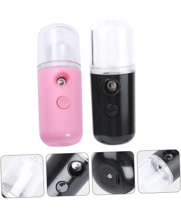 FOMIYES 6 Pcs Spray Hydrating Apparatus Portable Humidifiers Spa Cleaner Cool Face Steamer Pores Moisturizer 10.5x3.5cmx3pcs Pink Blackx3pcs - Buy Online on GoSupps.com