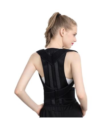 Posture Corrector Back Lumbar Support Belt Brace Straightener Shoulder Upright Support Trainer for Body Correction and Neck Pain Relief for Women Men (Size : X-Small) (XXXXL) (Small)