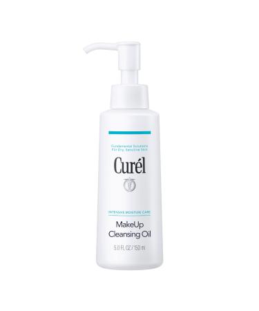 Curl Japanese Skin Care Makeup Cleansing Oil for Face, Oil-Based Makeup Remover for Dry, Sensitive Skin, 5 Ounce, Fragrance Free Facial Cleansing Oil