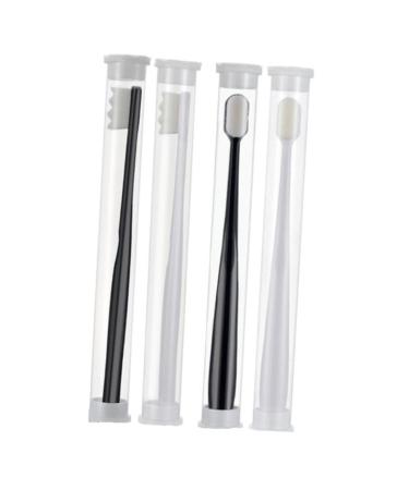 KOMBIUDA 4 pieces toothbrush gifts for housewarming dental hygiene after birth dental floss tool for cleaning teeth mouth cleaning brush soft fur oral care Japan men and women