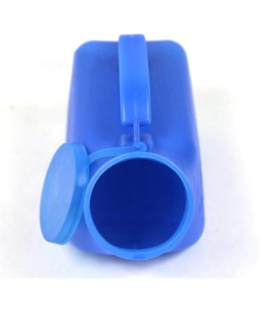 Thick Firm Portable Urinals for Men Blue 1000ML Portable Male Pee Leakproof Storage Urine Collector for Hospital Home Camping Car Travel - Buy Online on GoSupps.com