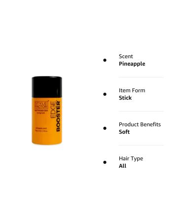 Style Factor Edge Booster Hair Pomade Stick Strong Hold 2.36 oz (PINEAPPLE) - Long-Lasting Edge Control Pomade - Buy Online on GoSupps.com