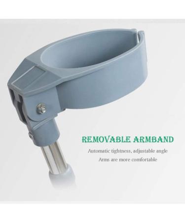 Crutch Portable Arm Elbow Armpit Crutches Elderly Fractures Walkers Lightweight Non-Slip Rehabilitation Crutches 2PCS (2PCS) () Selfless dedication - Buy Online on GoSupps.com