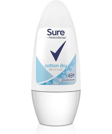 ( 6 Pack ) Sure Women Cotton Dry Anti-Perspirant Deodorant Roll On 50ml - Buy Online on GoSupps.com